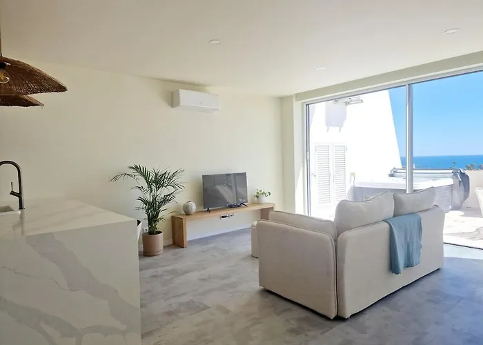 דירה Romantic Escape - Private Jacuzzi And Wow Seaview לאגוּ‏ש